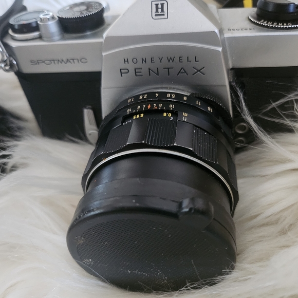 Auto MC 300mm f5.6 lens Pentax, with Pentax Honeywell camera numerous lens, bag - Picture 2 of 11